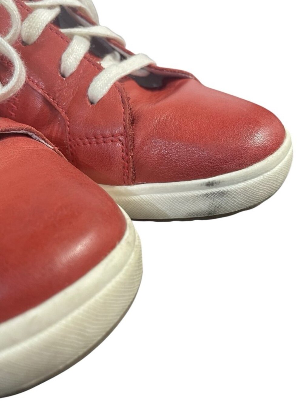 JOSEF SEIBEL Womens Sneaker Size US 7-7.5M, EUR 38 Caren 01 Red Leather Lace Up - Picture 14 of 15
